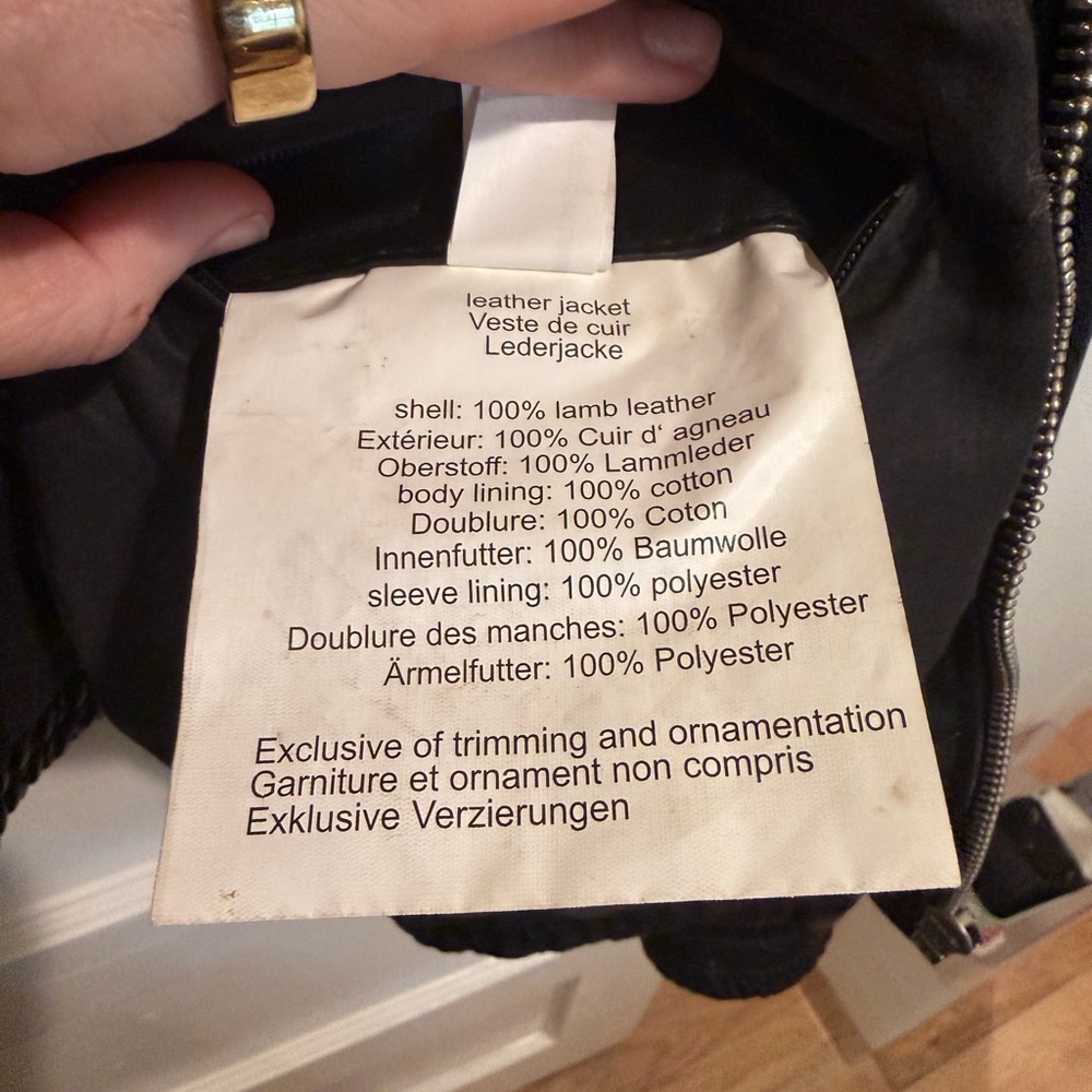 Mauritius Irka leather bomber - free people XS - Picture 8 of 11